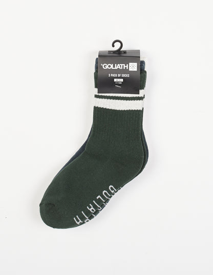 Retro Socks 3Pk